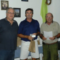 Madaloni (Gerente de Maiten), Barbera Rodolfo (ganador del APPROACH) y Hernandez