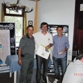Guillermo Breuning ganador cat. 10-16 junto a Rodríguez y Aguirre